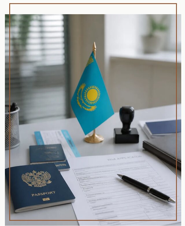 Оформление визы в Казахстан для поездки и работы в Дубне